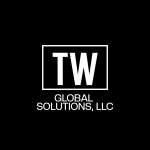 Logo of TW Global Solutions, LLC featuring the letters 'TW' in a rectangular frame with the company name below.